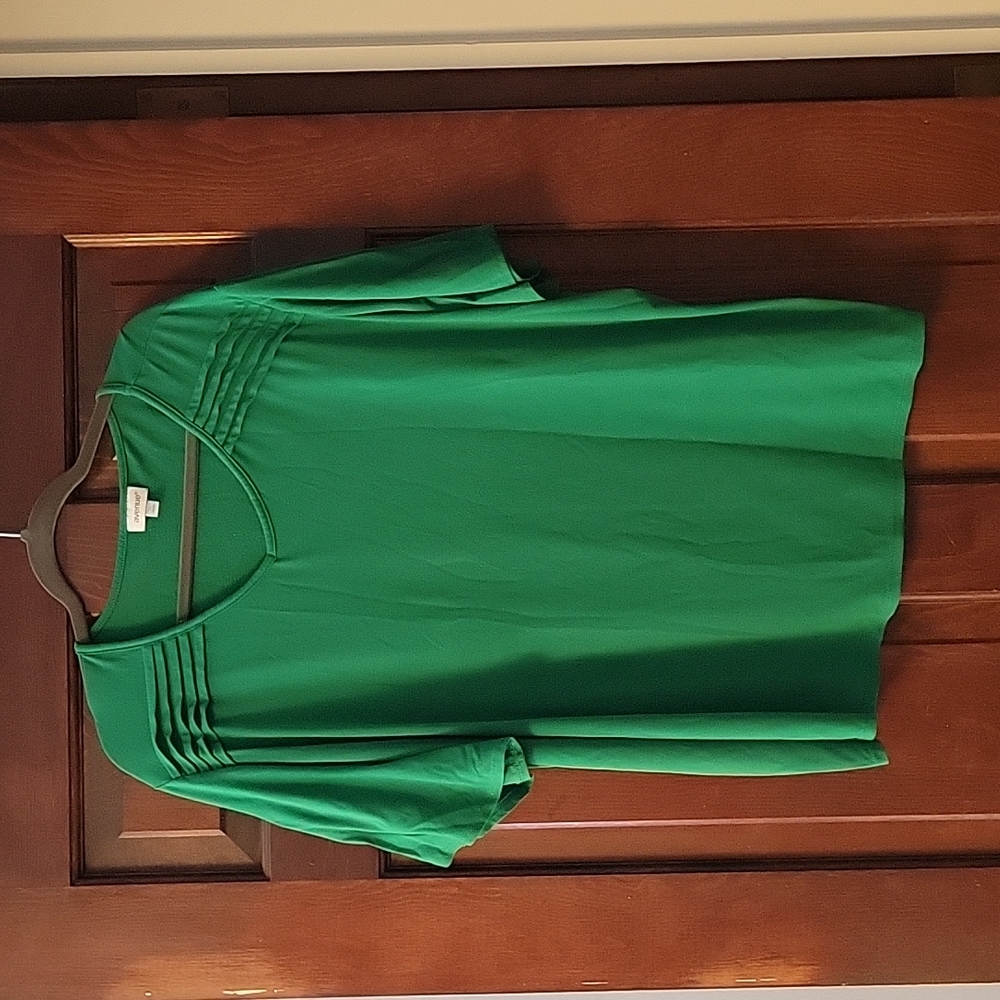 Green blouse